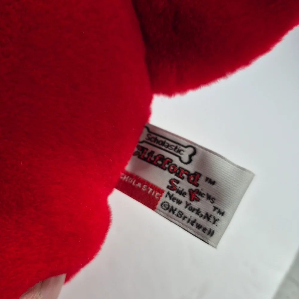 Clifford The Big Red Dog Plush Scholastic Side Kick Toy Vintage 1997 Stuffed